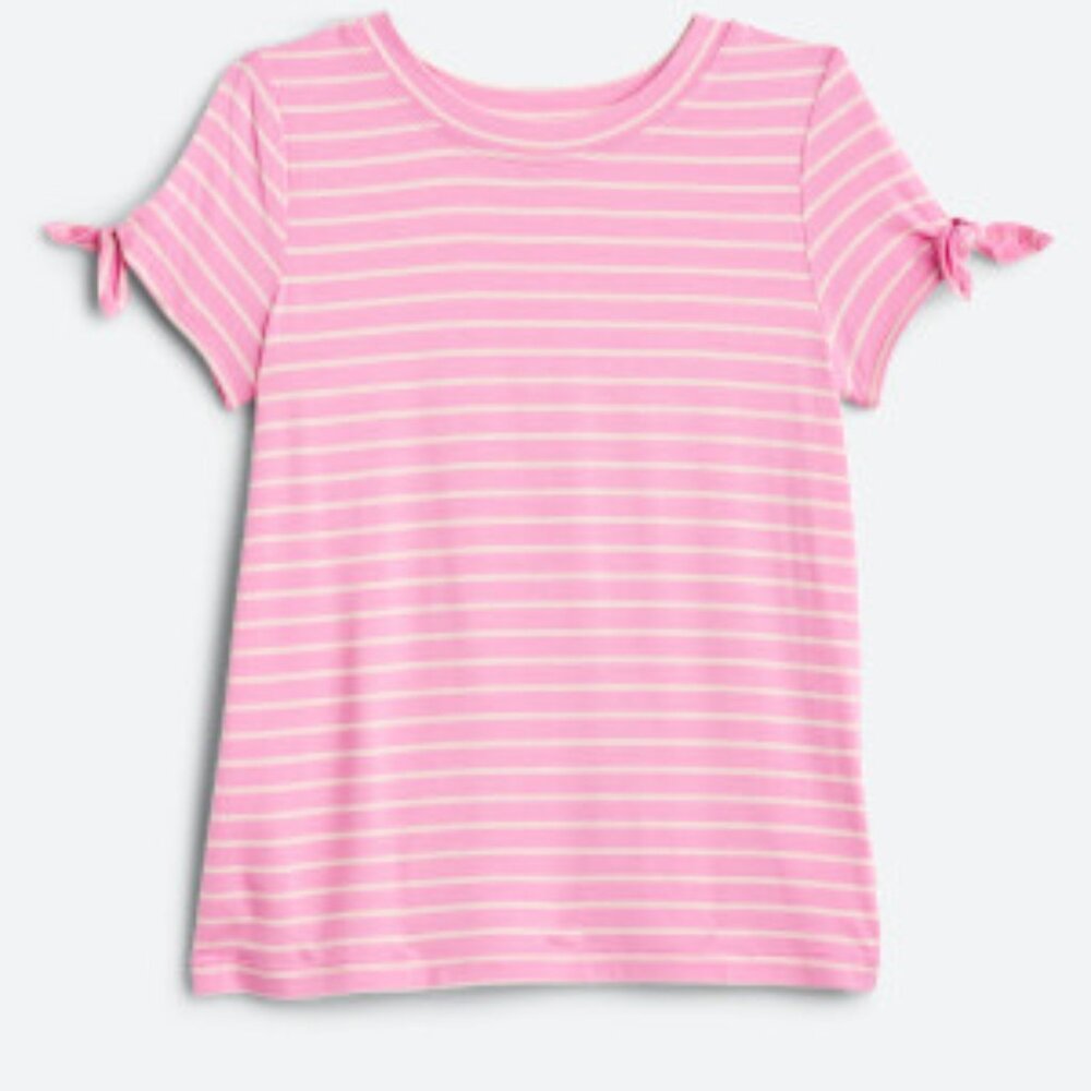 Stitch Fix RUMI + RYDER The Tie Sleeve Tee  L | Pink